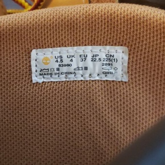 Timberland Girl's Tall Lace Up Boots - Picture 2 of 12